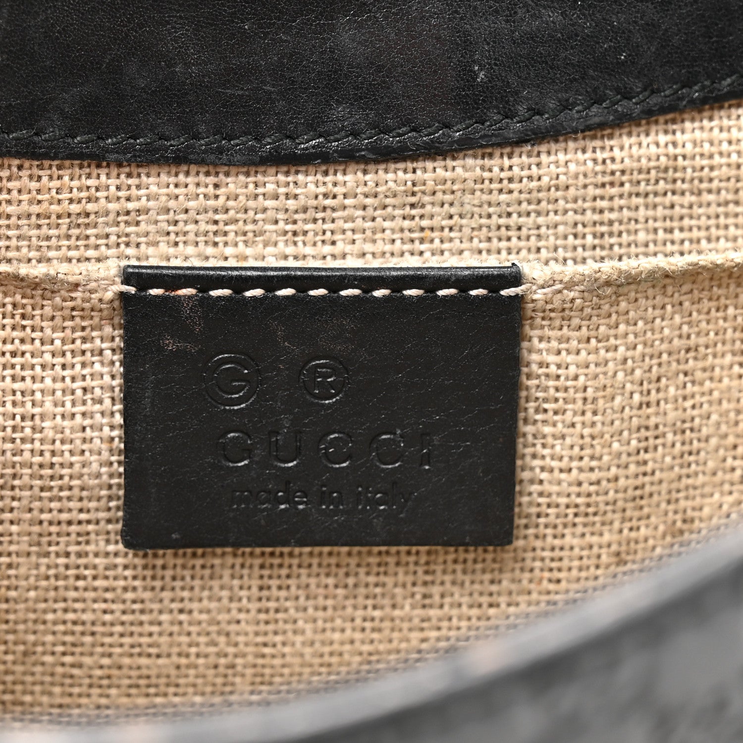 Gucci Microguccissima Mini Emily Chain Shoulder Bag Black