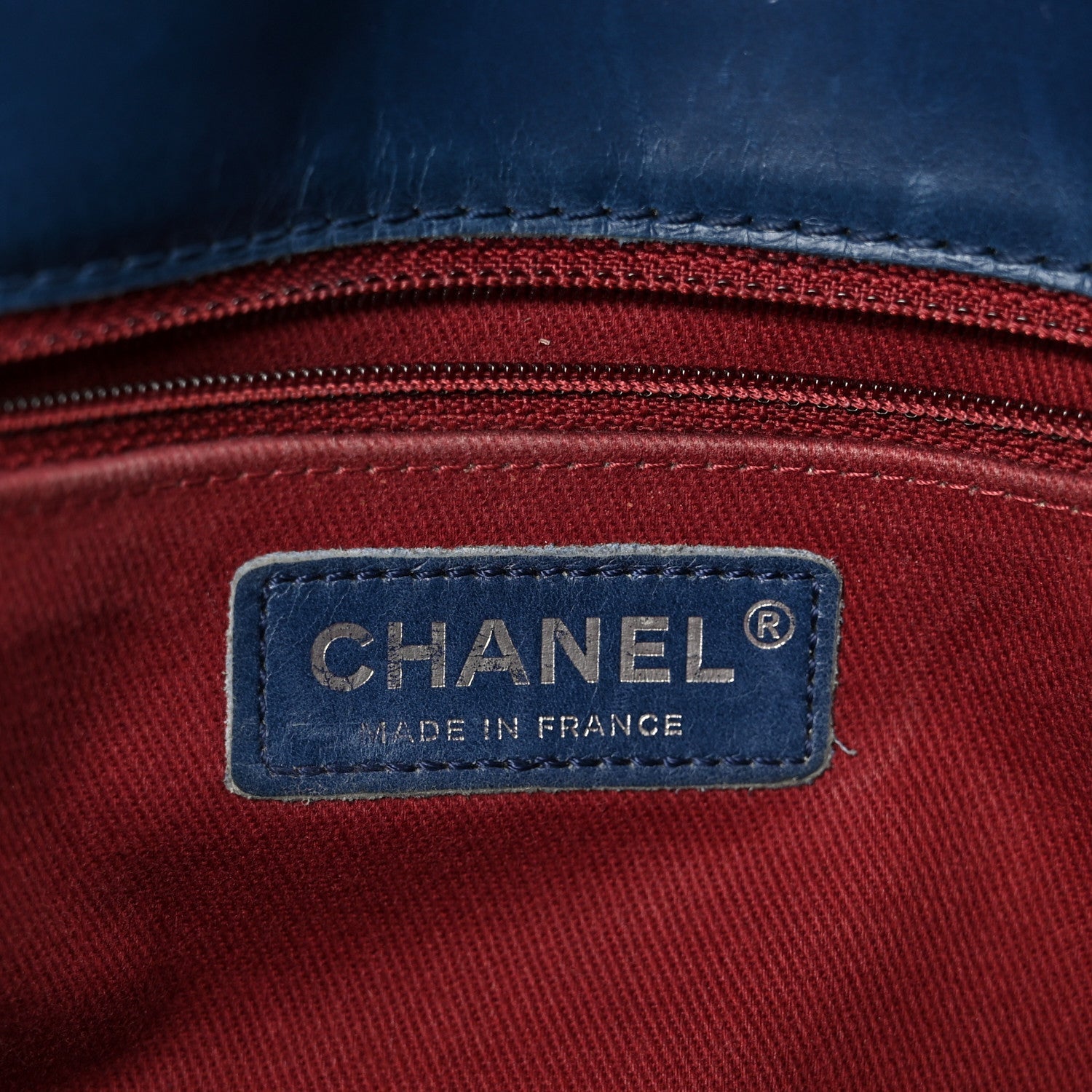 Chanel Glazed Calfskin Quilted Medium Coco Soft Flap Navy