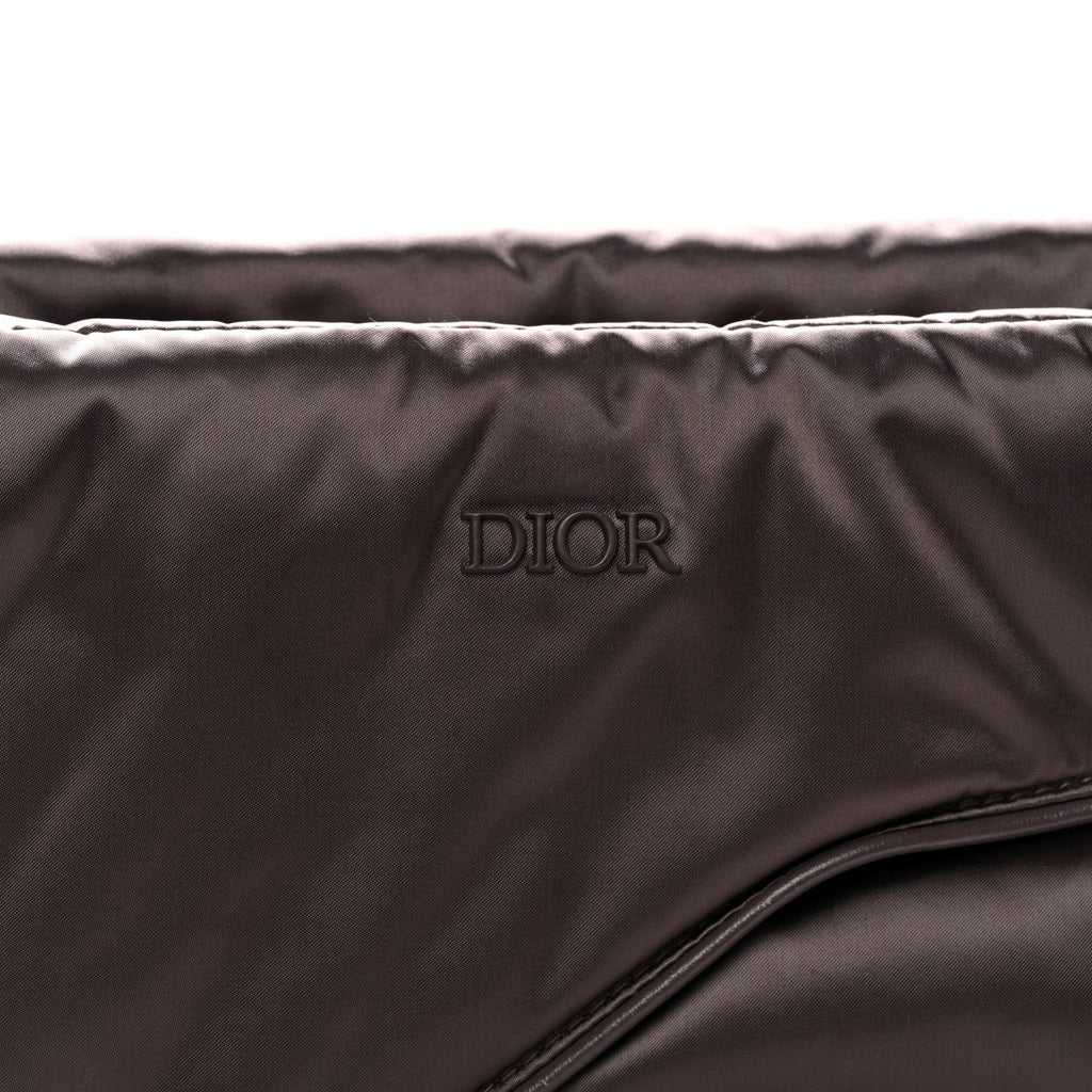 Christian Dior Nylon Saddle Belt Bag Bordeaux