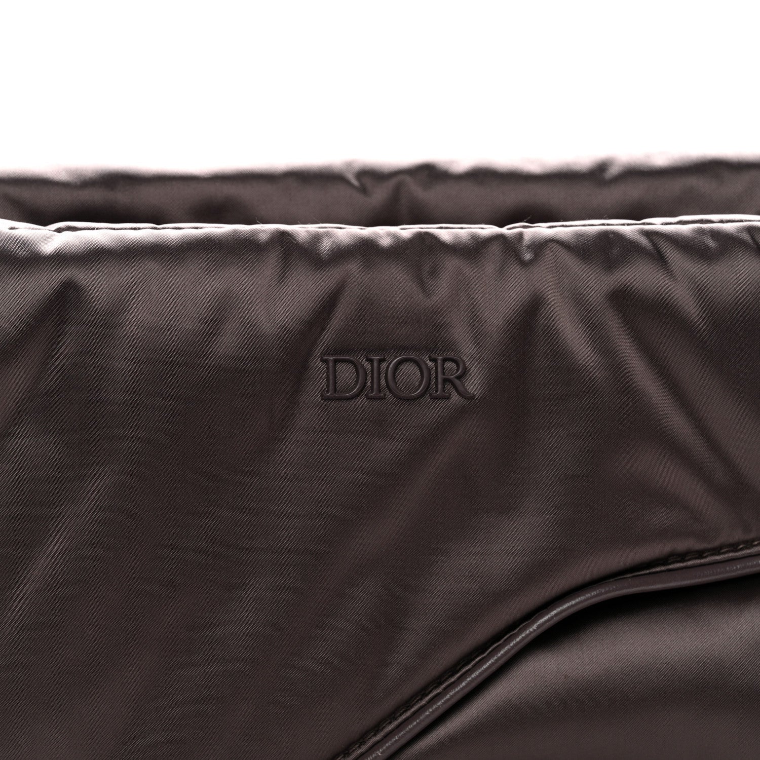 Christian Dior Nylon Saddle Belt Bag Bordeaux