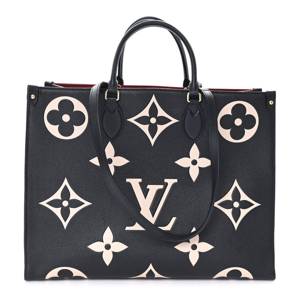 Louis Vuitton Empreinte Monogram Giant Onthego GM Black Beige