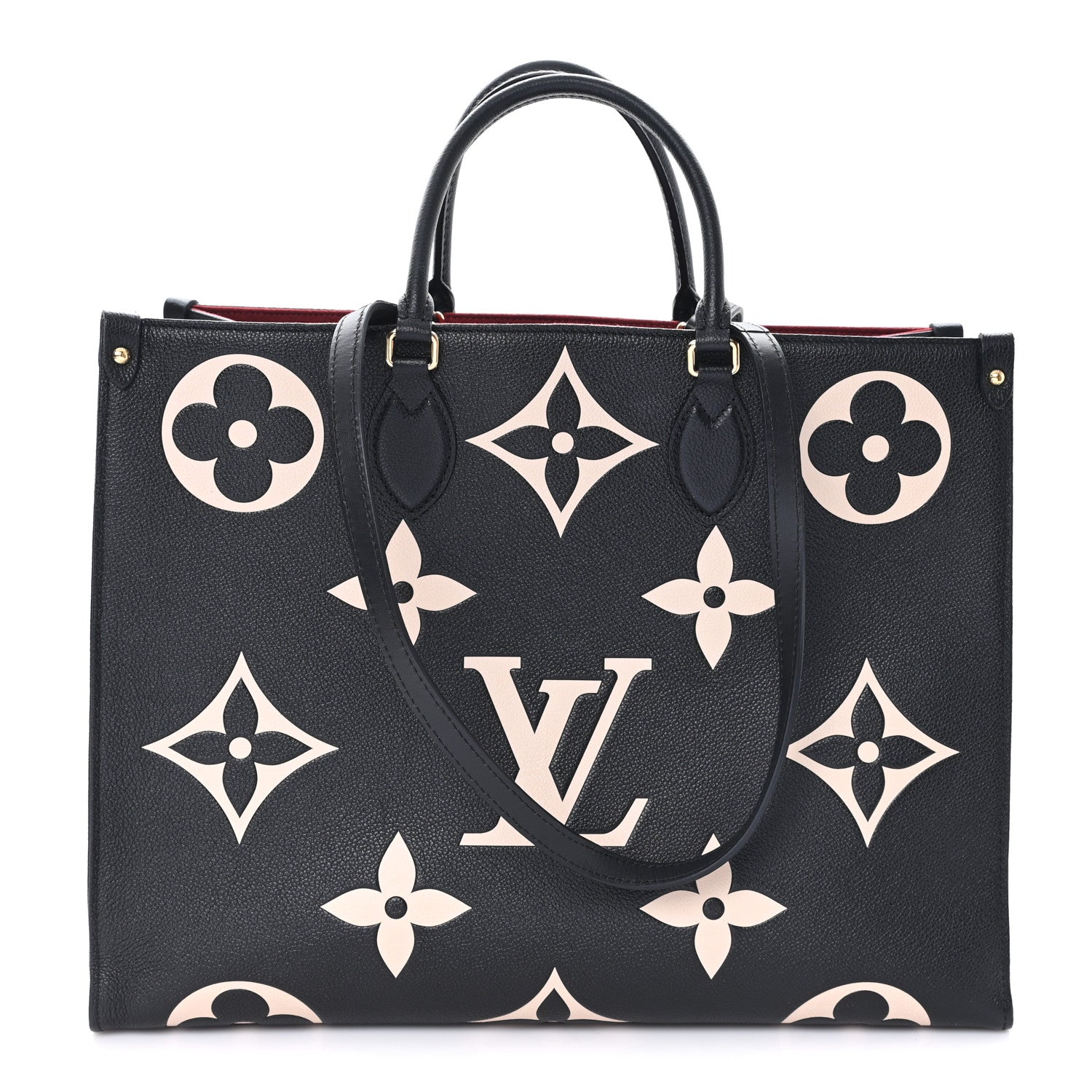 Louis Vuitton Empreinte Monogram Giant Onthego GM Black Beige