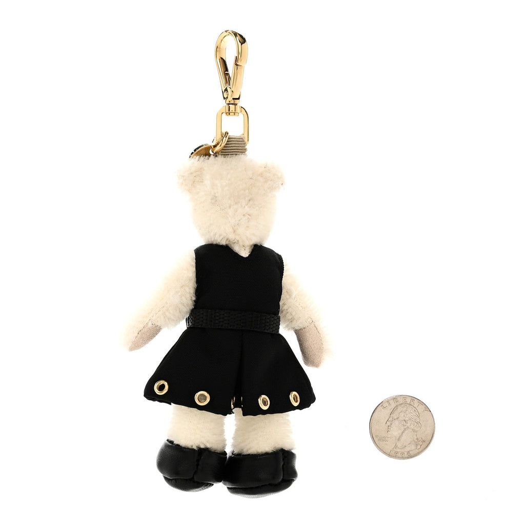 Prada Marlene Teddy Bear Keychain Charm