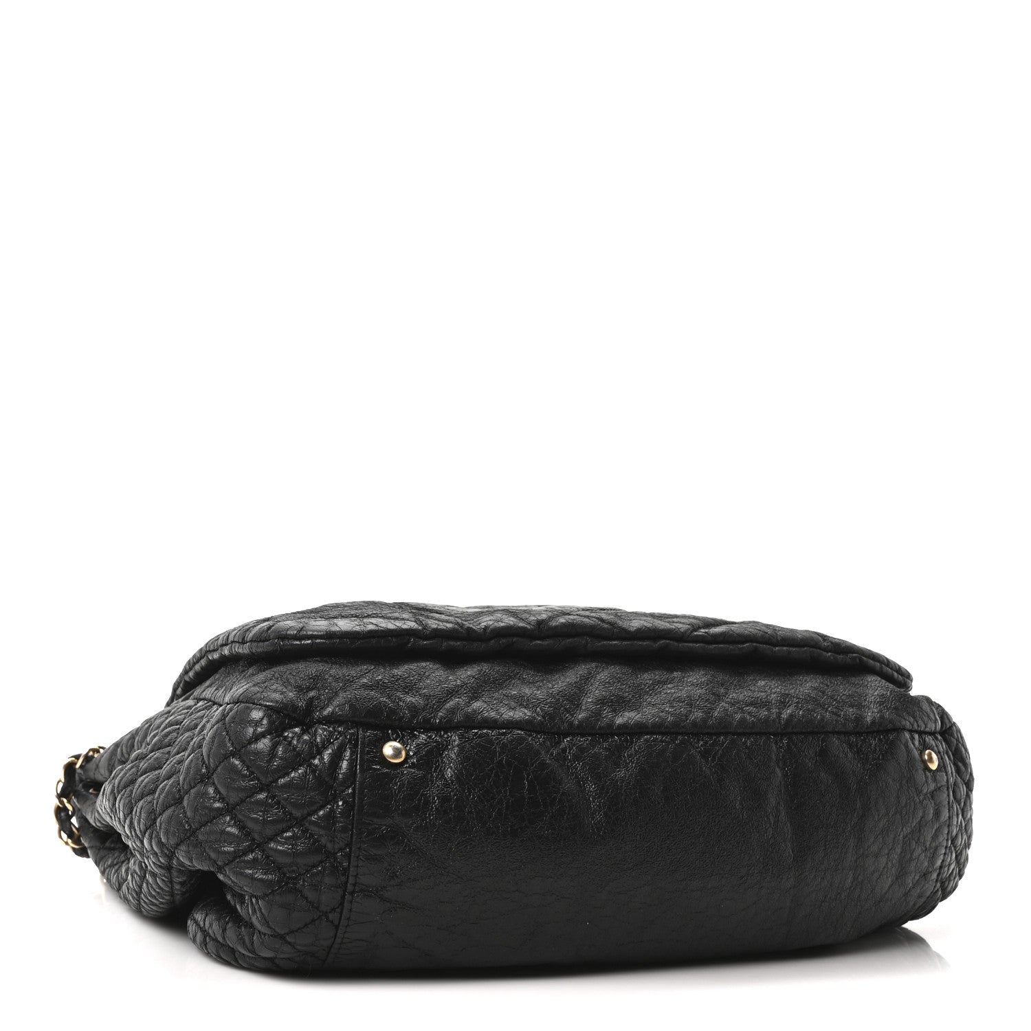 Chanel Vinyl XL Rock and Chain Flap Black