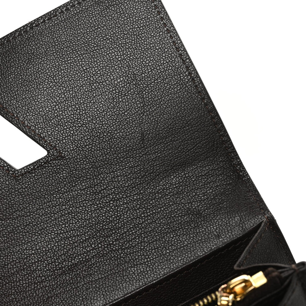 Louis Vuitton Snakeskin Twist Wallet Brown