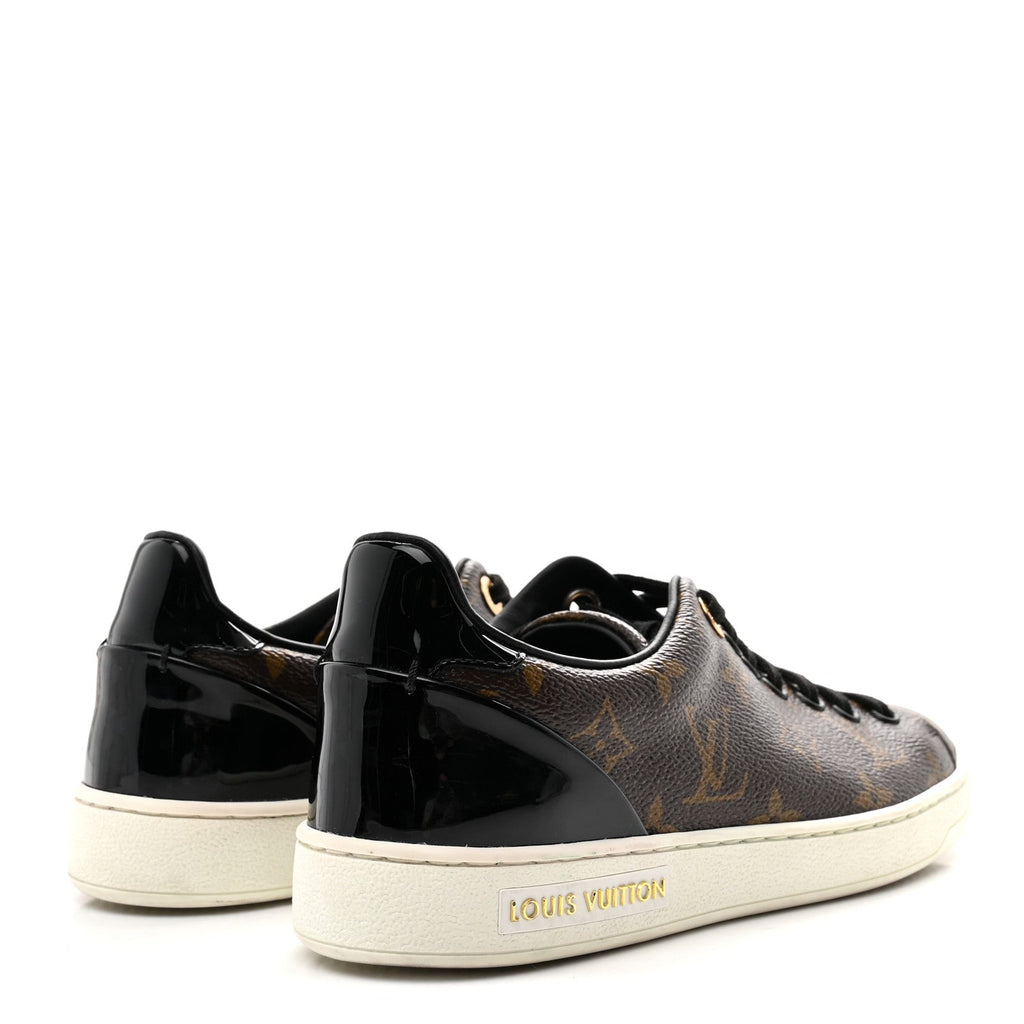 Louis Vuitton Patent Monogram Frontrow Sneakers 35.5