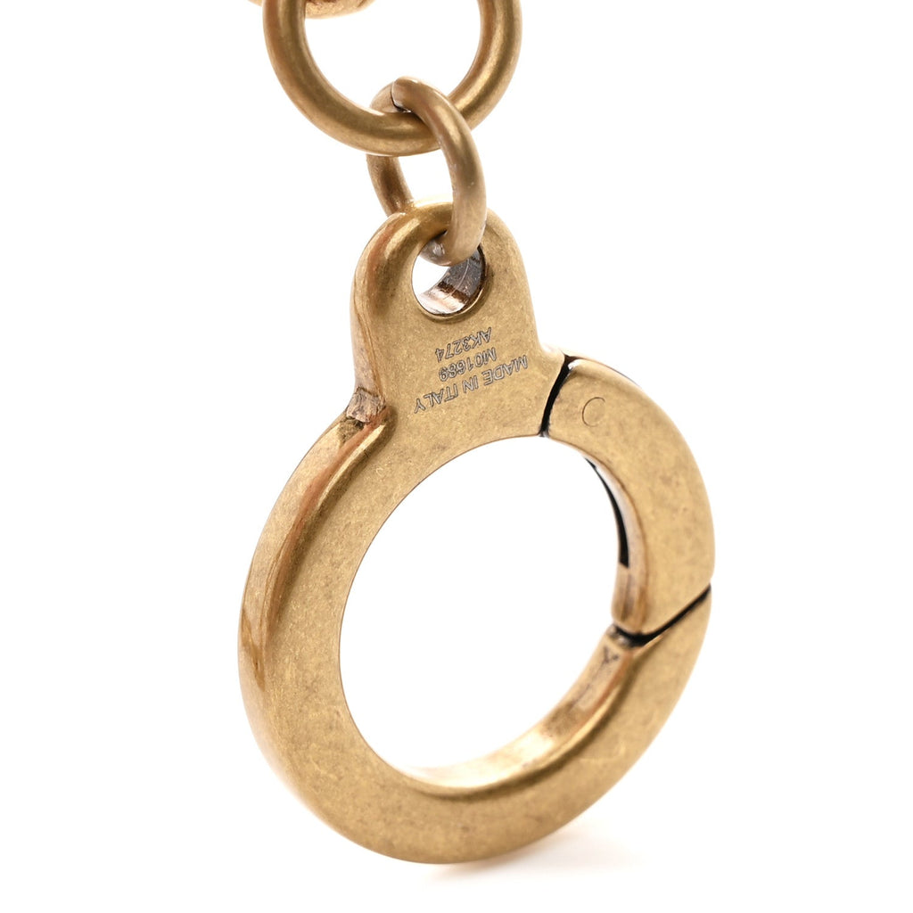 Louis Vuitton Chain Belt Pearls Bag Charm Gold