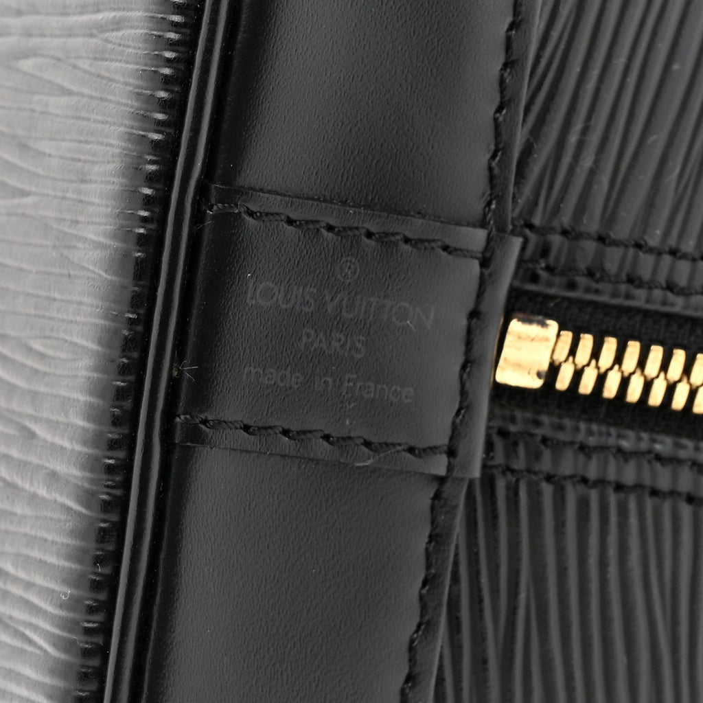 Louis Vuitton Epi Alma PM Black