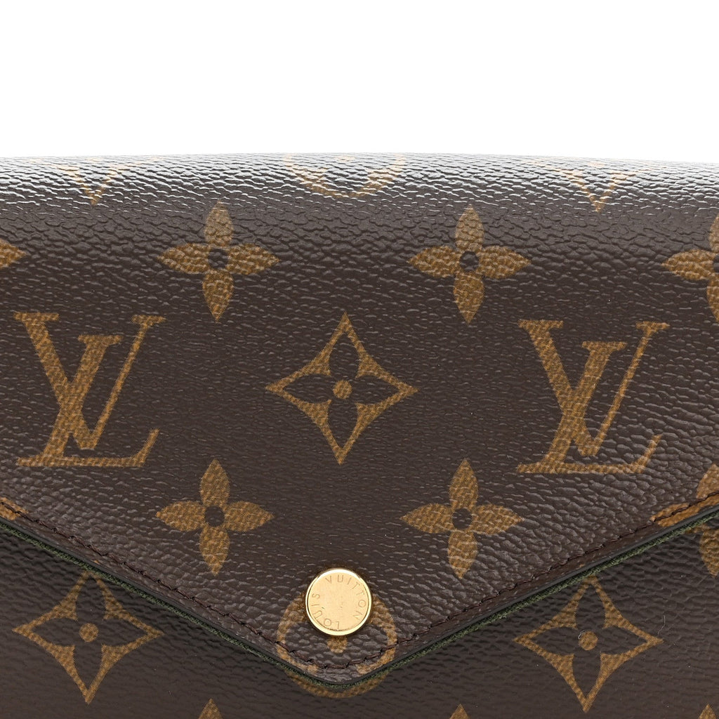 Louis Vuitton Monogram Felicie Strap & Go Kaki
