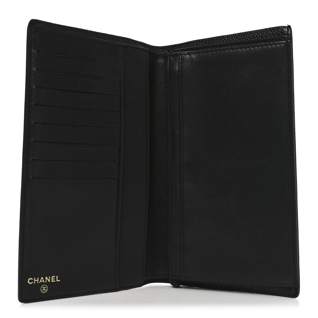 Caviar Timeless CC Yen Wallet Black
