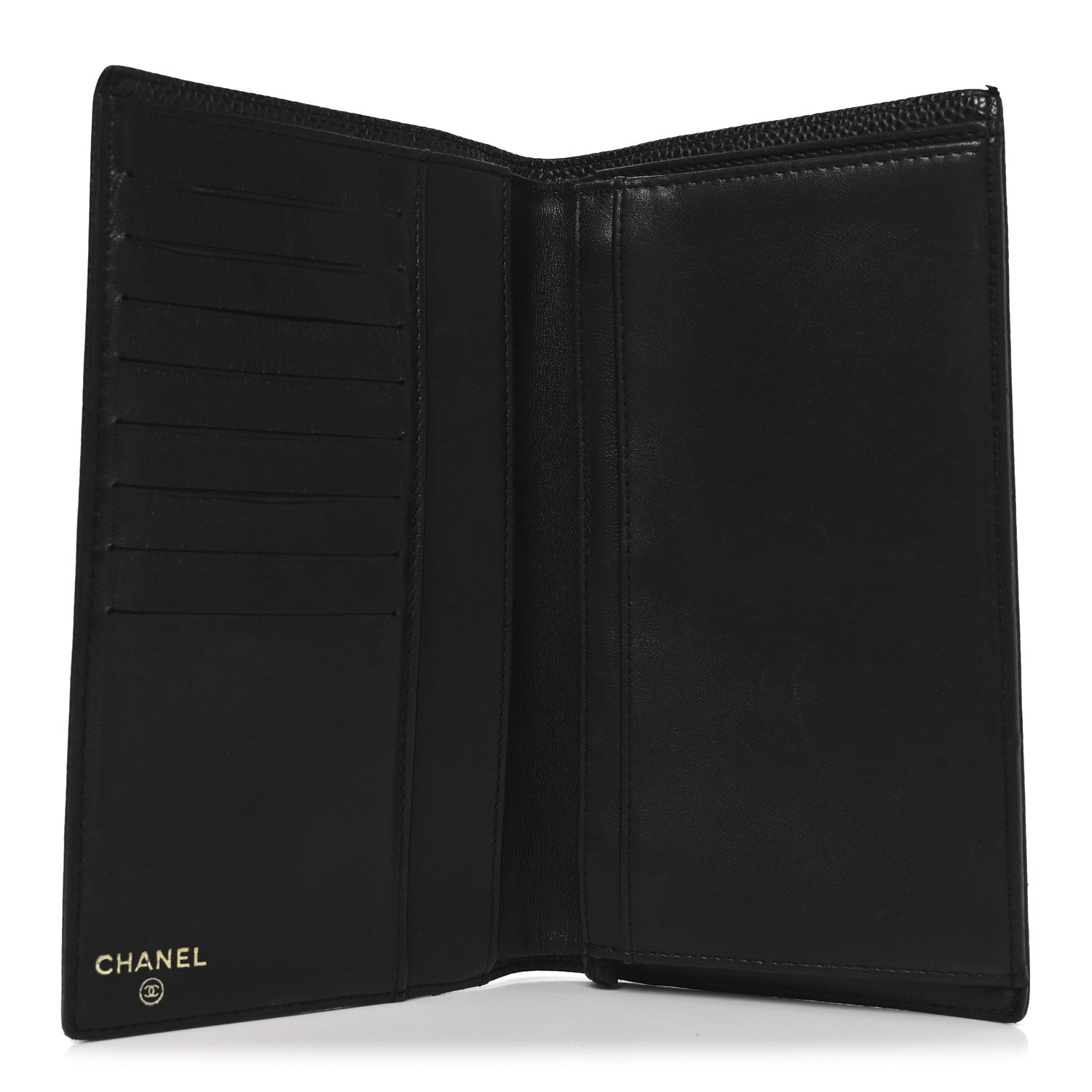 Caviar Timeless CC Yen Wallet Black