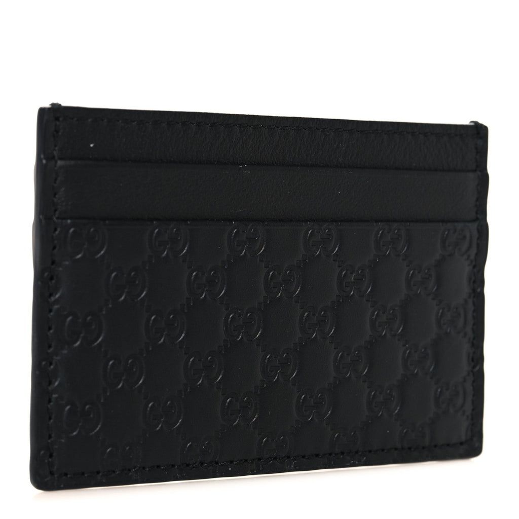 Gucci Microguccissima Card Holder Black
