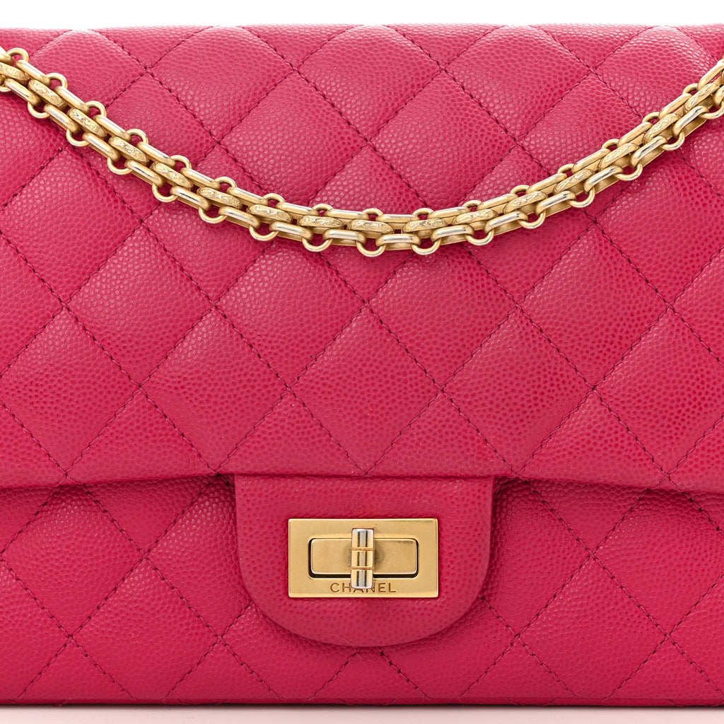 Chanel Caviar Quilted 2.55 Reissue 225 Flap Fuchsia