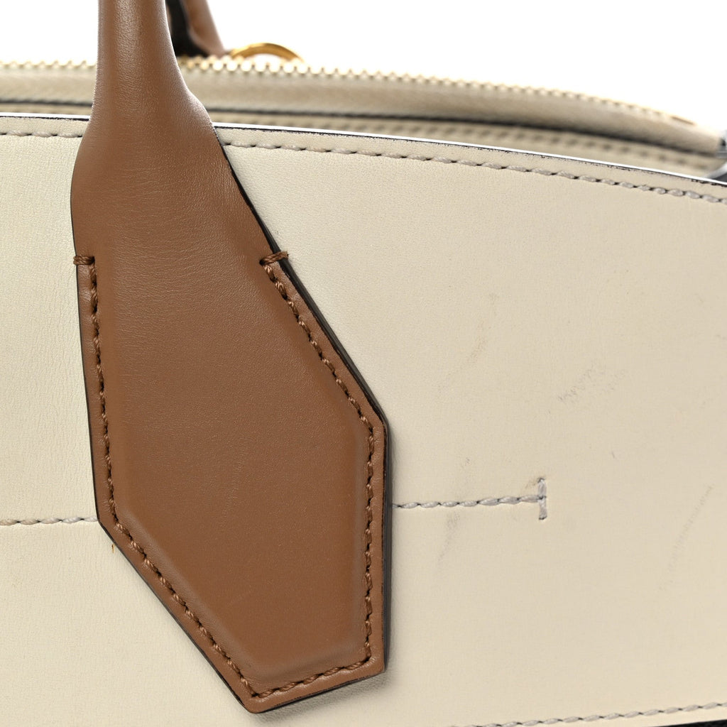 Louis Vuitton Taurillon City Steamer MM Creme Beige Black