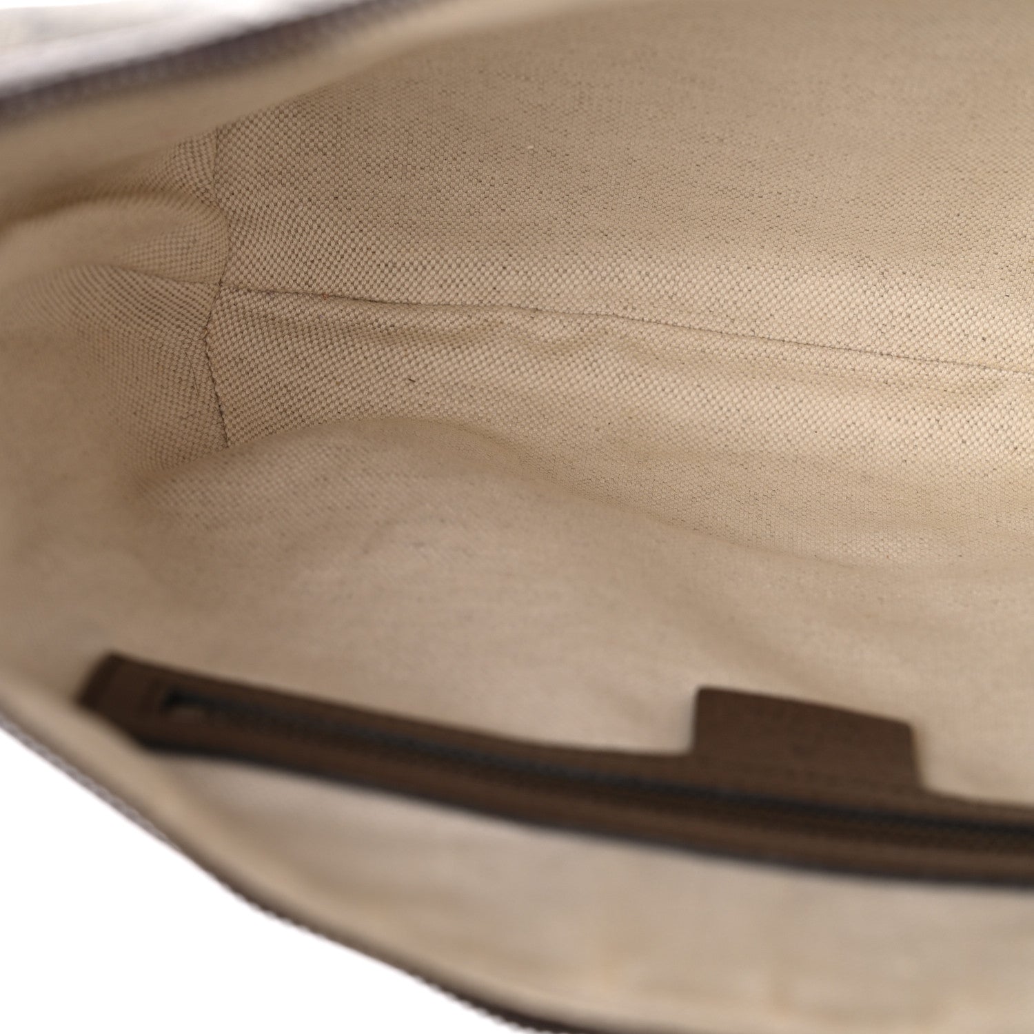 Gucci GG Supreme Monogram Web Small Ophidia Half Moon Hobo Brown