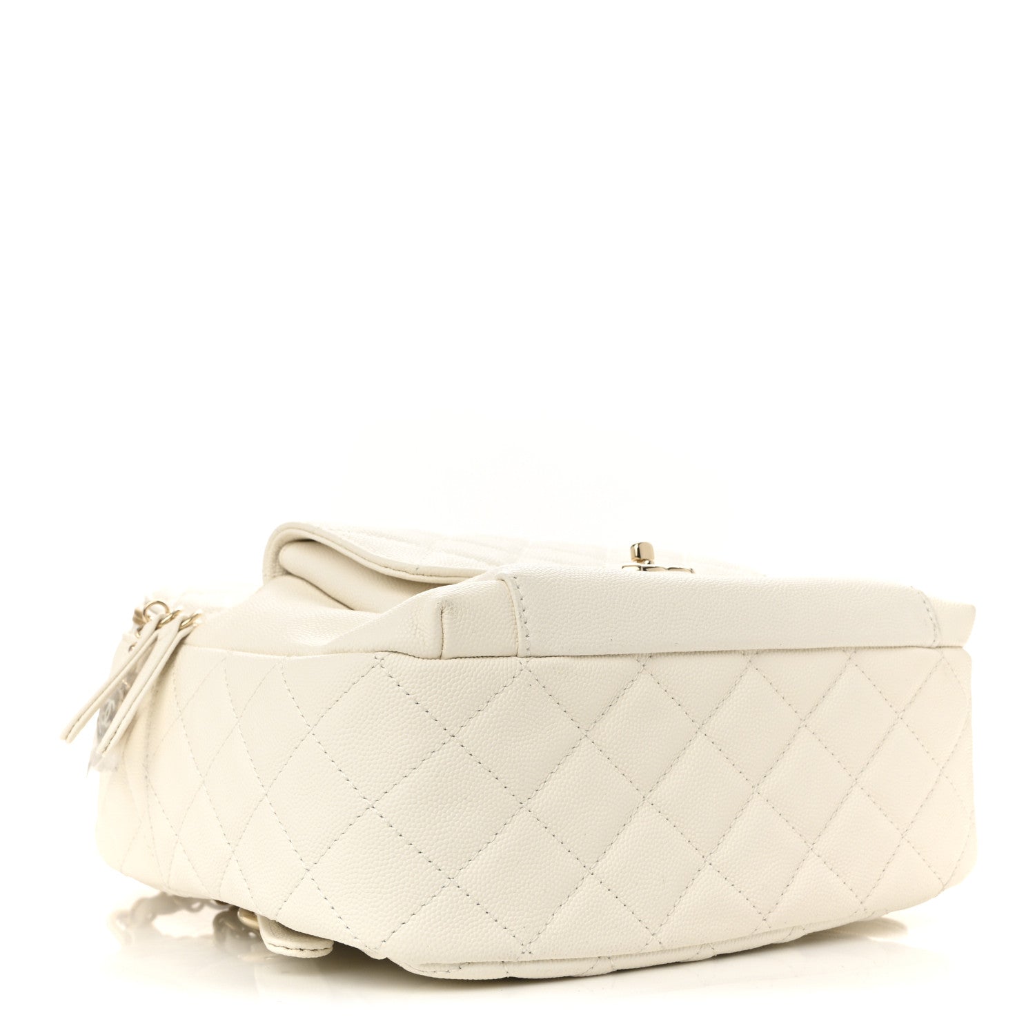 Chanel Caviar Quilted Small CC Day Backpack White
