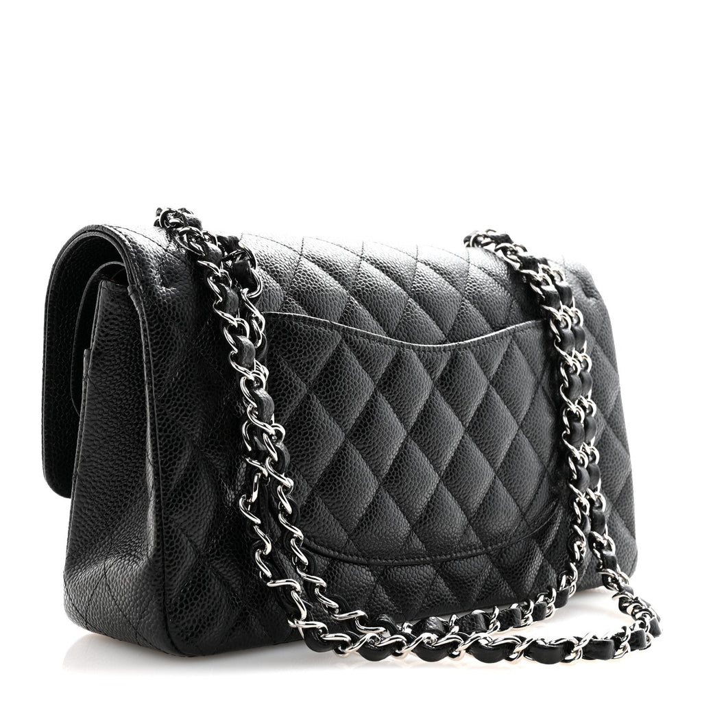 Chanel Caviar Quilted Medium Double Flap Black