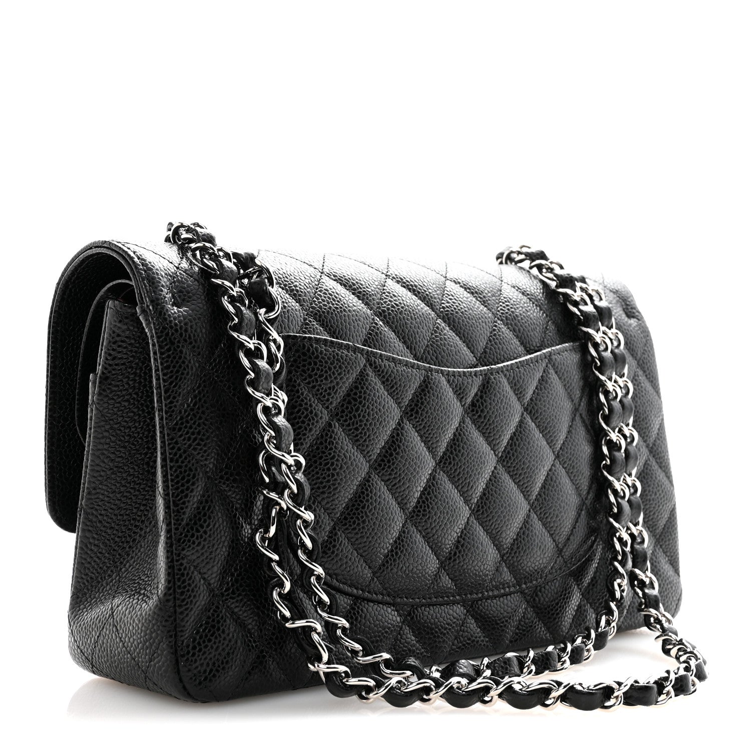 Chanel Caviar Quilted Medium Double Flap Black