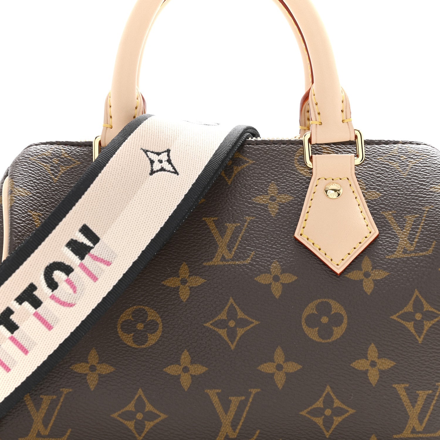 Louis Vuitton Monogram Speedy Bandouliere 20 Black