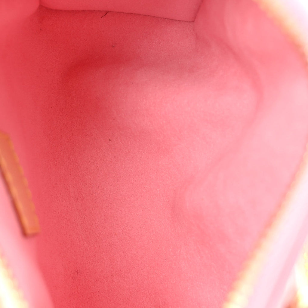 Louis Vuitton Vernis Monogram Nano Speedy Mochi Pink