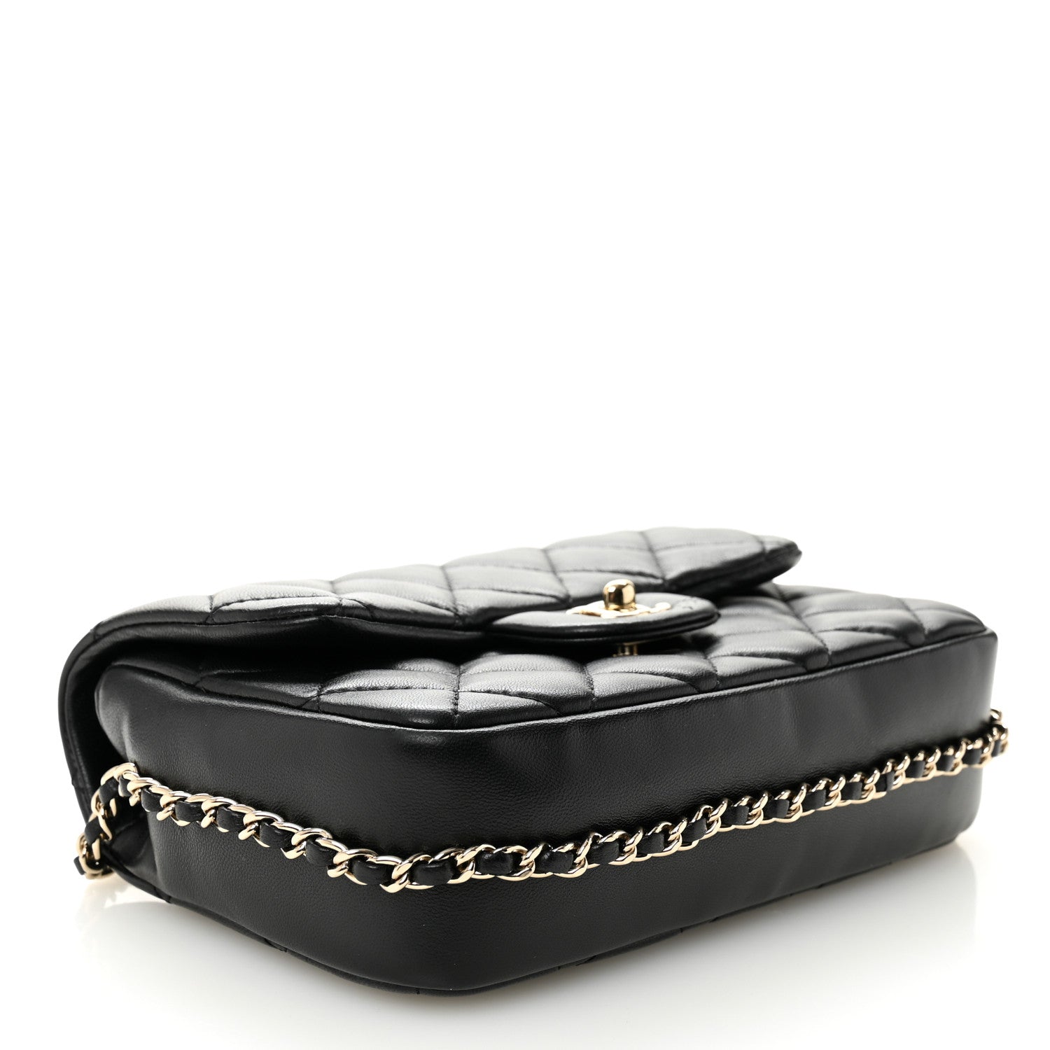 Chanel Lambskin Quilted Small My Precious Flap Black