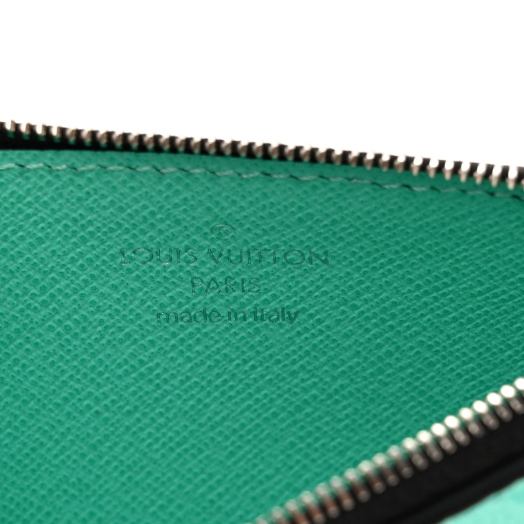 Louis Vuitton Taigarama Coin Card Holder Miami Green