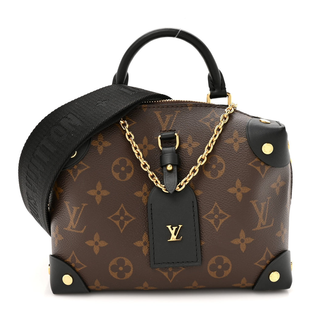 Louis Vuitton Monogram Petite Malle Souple Black