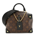 Louis Vuitton Monogram Petite Malle Souple Black
