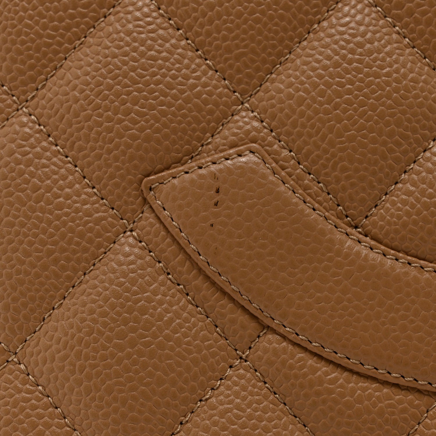 Chanel Caviar Quilted Medallion Tote Beige