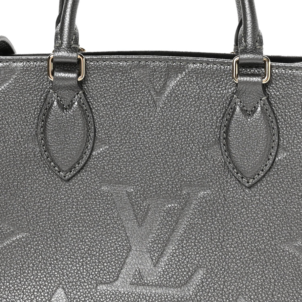 Louis Vuitton Empreinte Monogram Giant Onthego PM Gun Metal