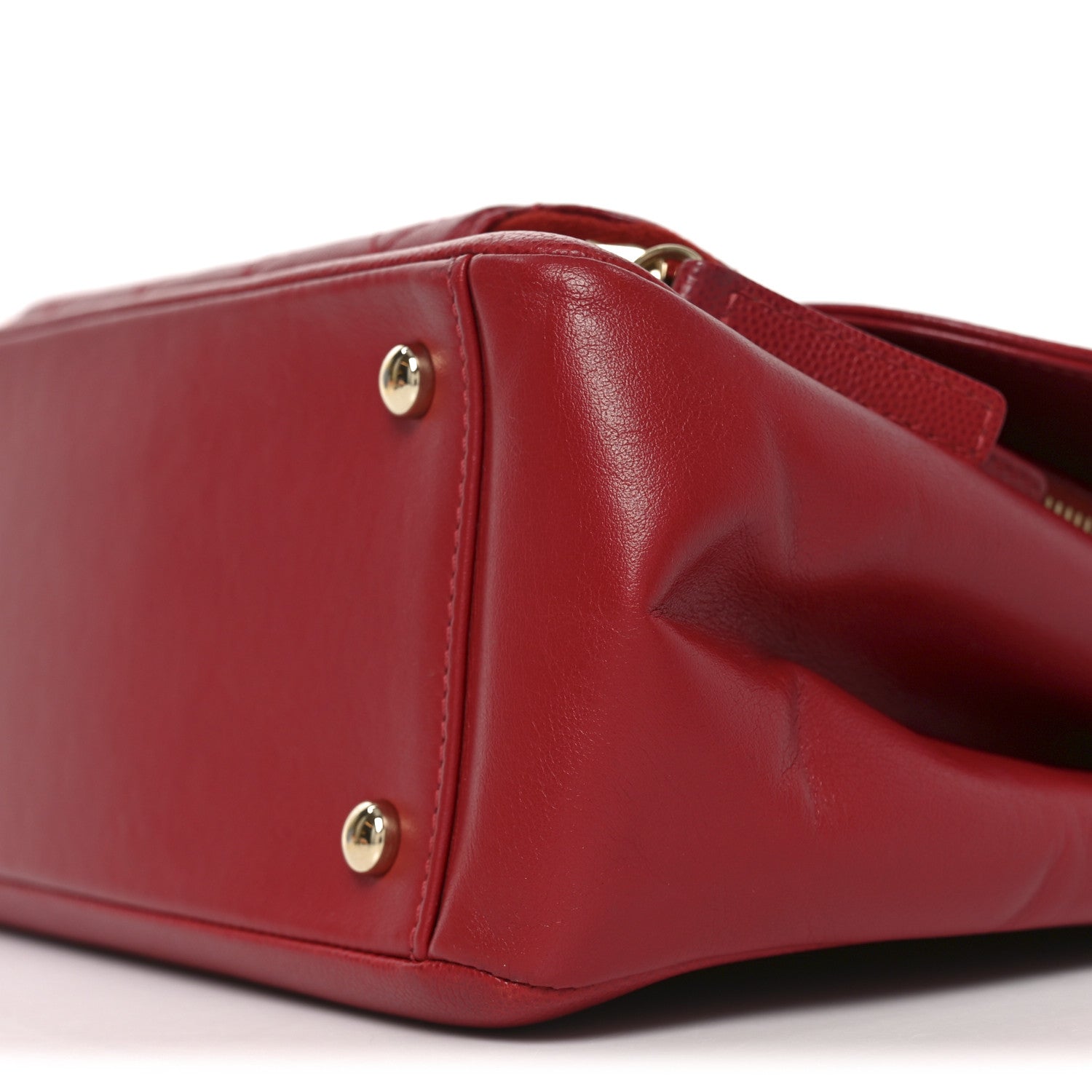 Chanel Caviar Quilted Large Business Affinity Flap Red