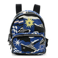Chanel Canvas Cruise La Pausa Print Backpack Blue Multicolor