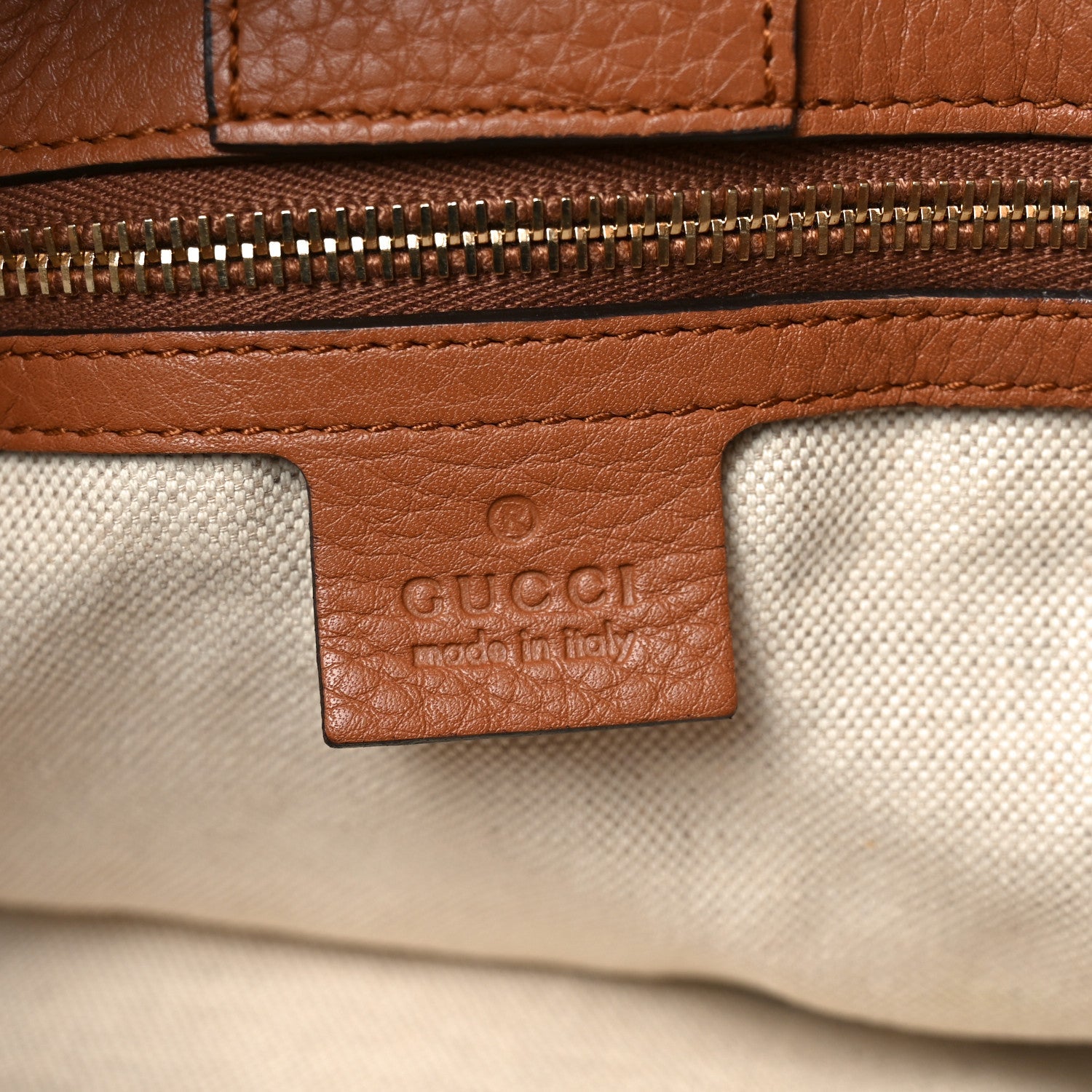 Gucci Pebbled Calfskin Medium Bamboo Shopper Tote Acero