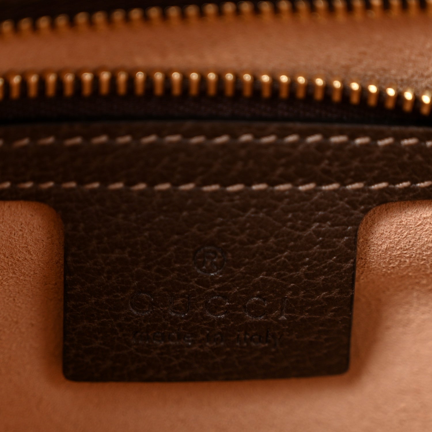 Gucci GG Supreme Monogram Web Small Ophidia Shoulder Bag Brown