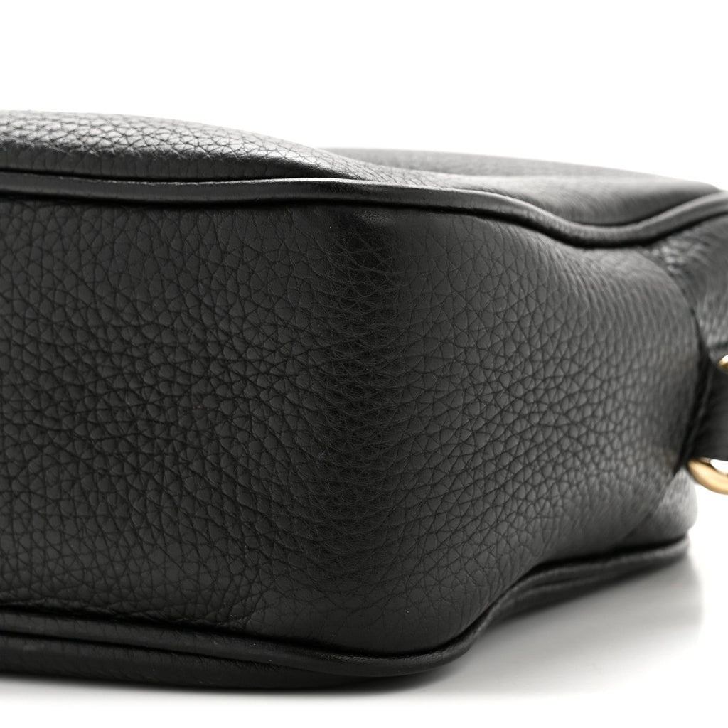 Gucci Pebbled Calfskin Small Soho Disco Bag Black