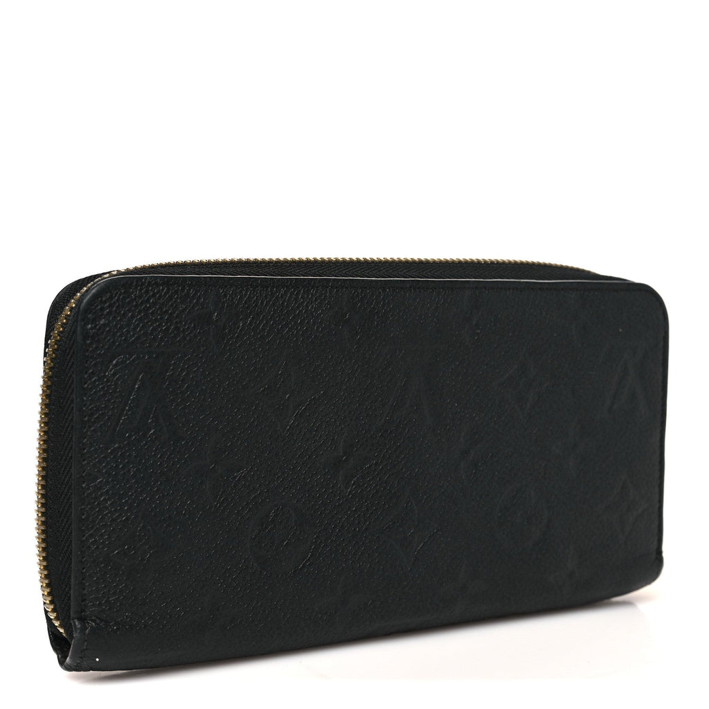 Louis Vuitton Empreinte Zippy Wallet Black