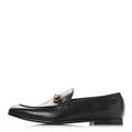 Gucci Calfskin Horsebit Mens Jordaan Loafers 7 Black