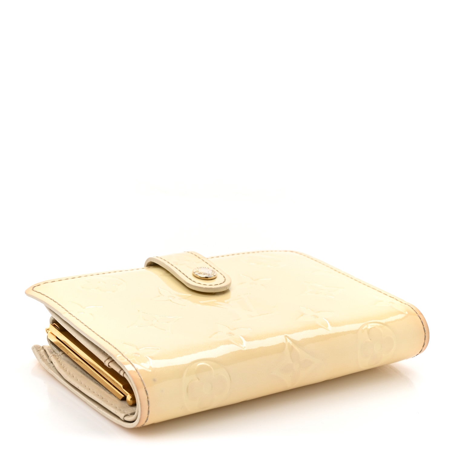 Louis Vuitton Vernis French Purse Wallet Perle