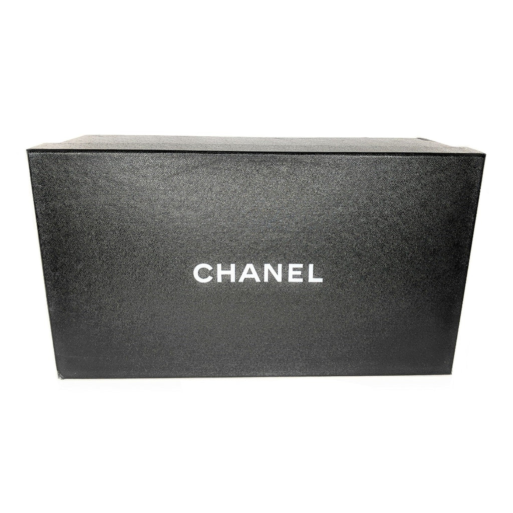 Chanel Interlocking CC Logo Fur Slide Mules 35.5