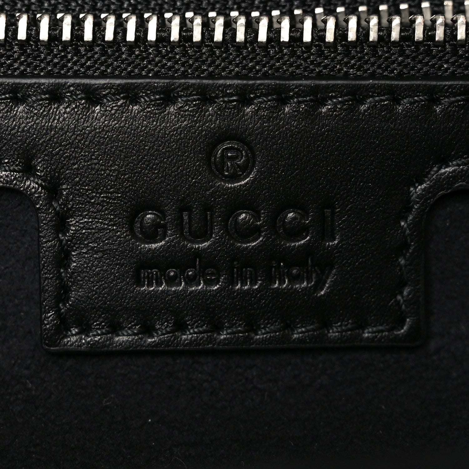 Gucci Calfskin Petite GG Small Tote Bag Black