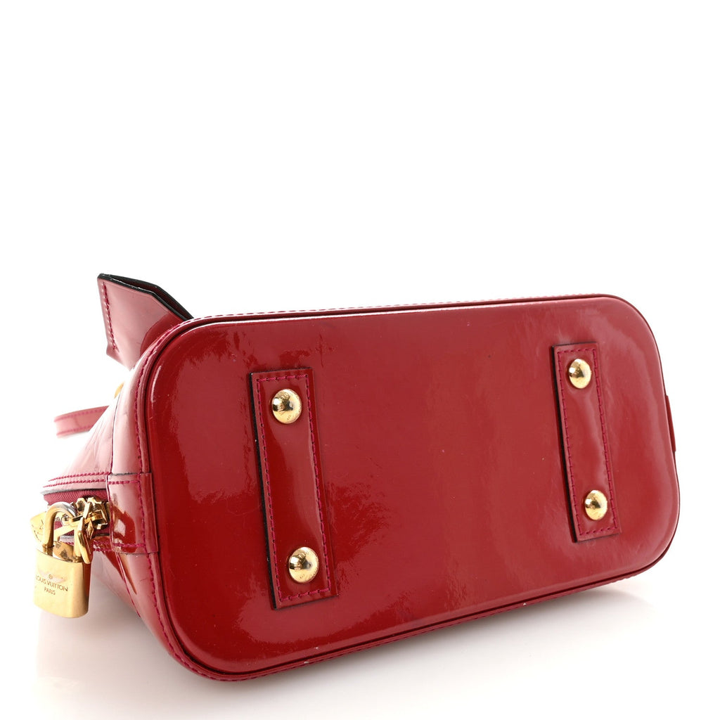 Louis Vuitton Vernis Alma BB Rose Indien