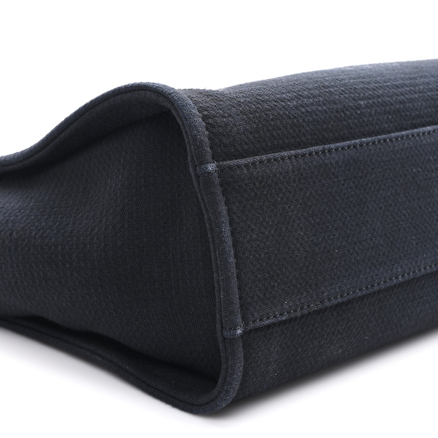 Chanel Mixed Fibers Small Deauville Tote Black