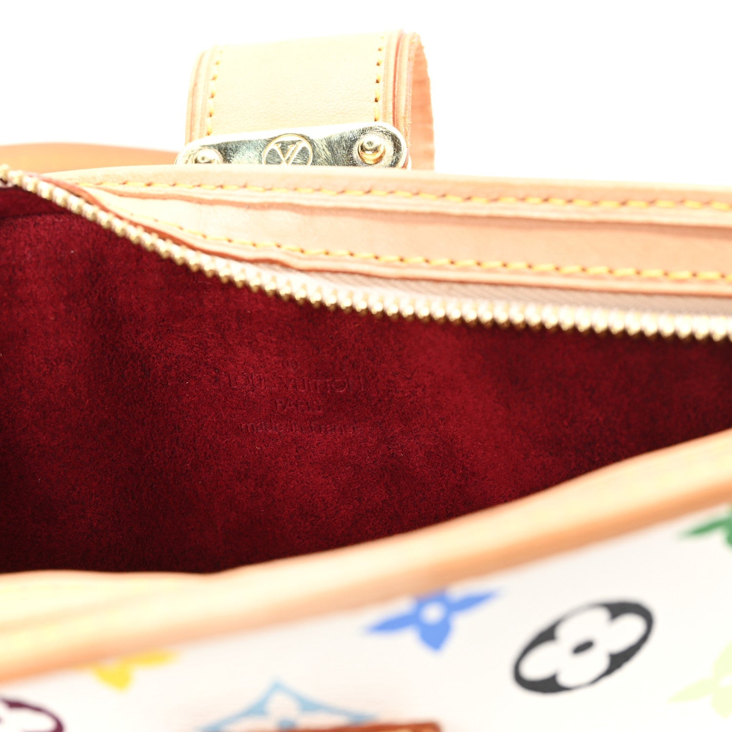 Louis Vuitton Monogram Multicolor Shirley White
