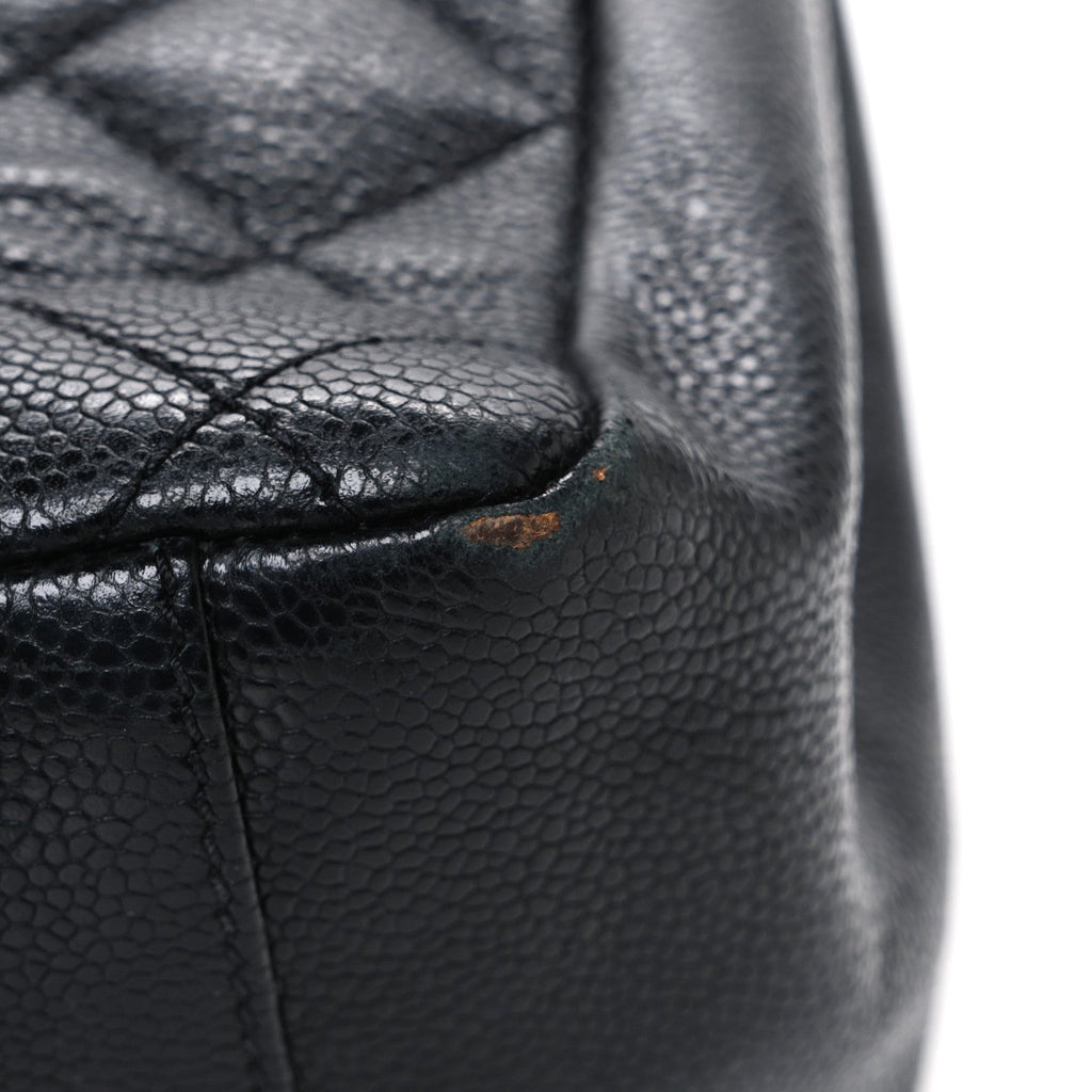 Chanel Caviar Quilted Grand Shopping Tote GST Black