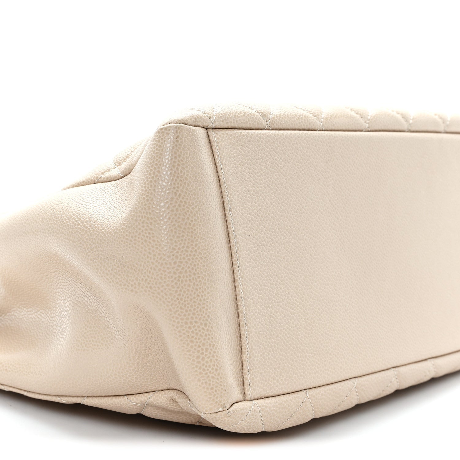 Chanel Caviar Quilted Grand Shopping Tote GST Beige