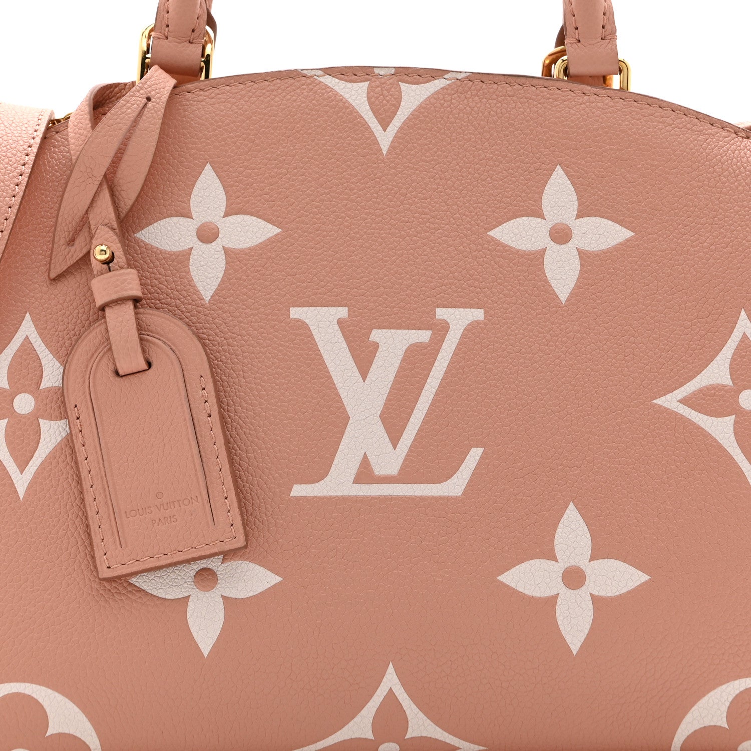 Louis Vuitton Empreinte Monogram Giant Petit Palais Rose Trianon Creme