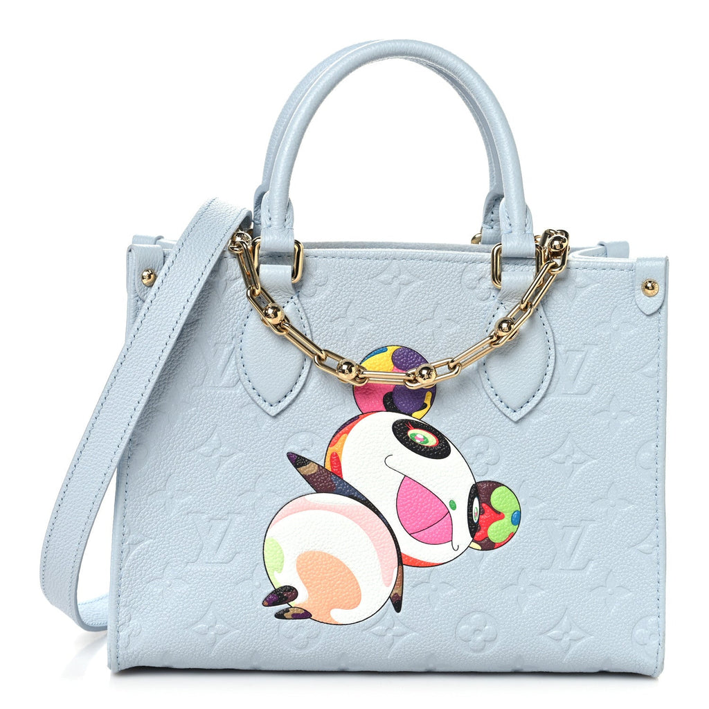 Louis Vuitton LV X TM Empreinte Monogram Superflat Onthego PM Washed Blue