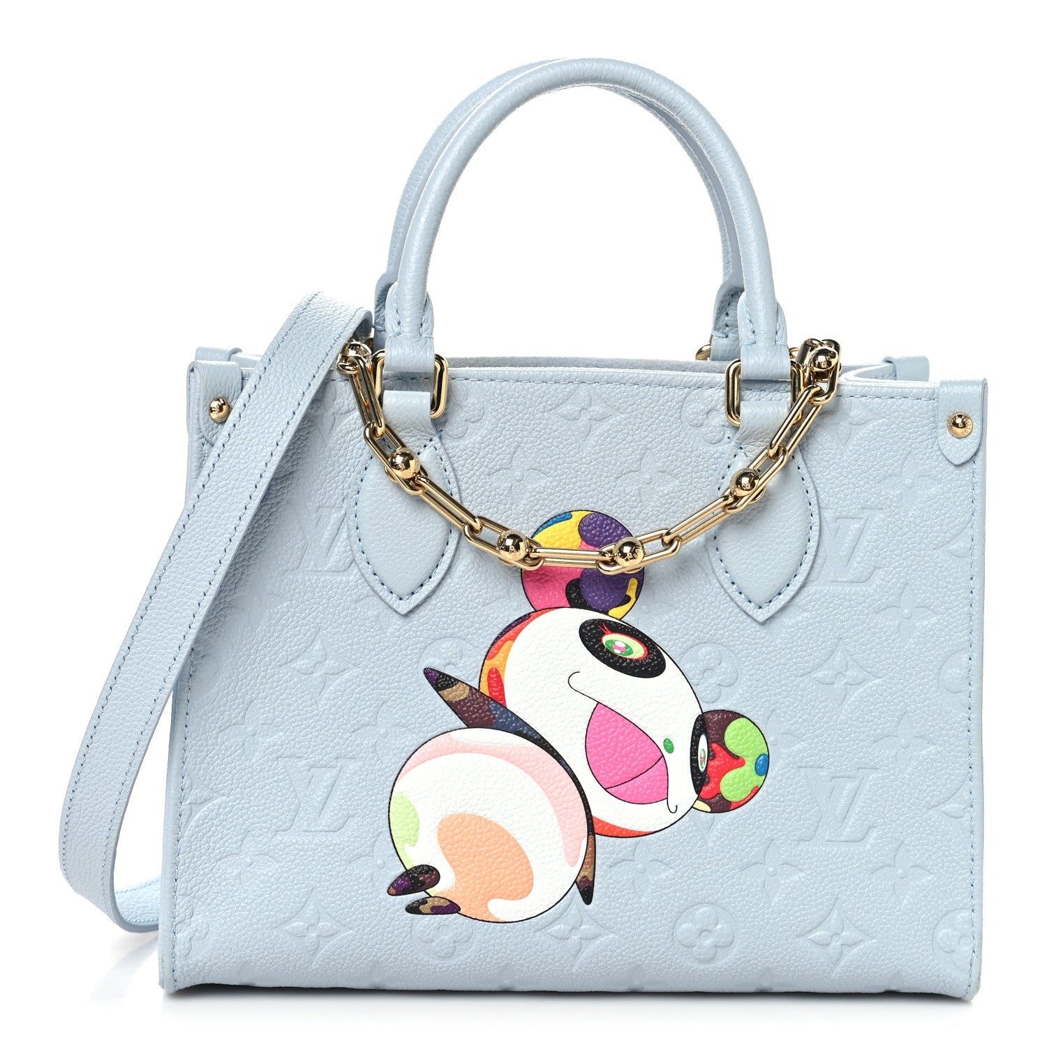 Louis Vuitton LV X TM Empreinte Monogram Superflat Onthego PM Washed Blue