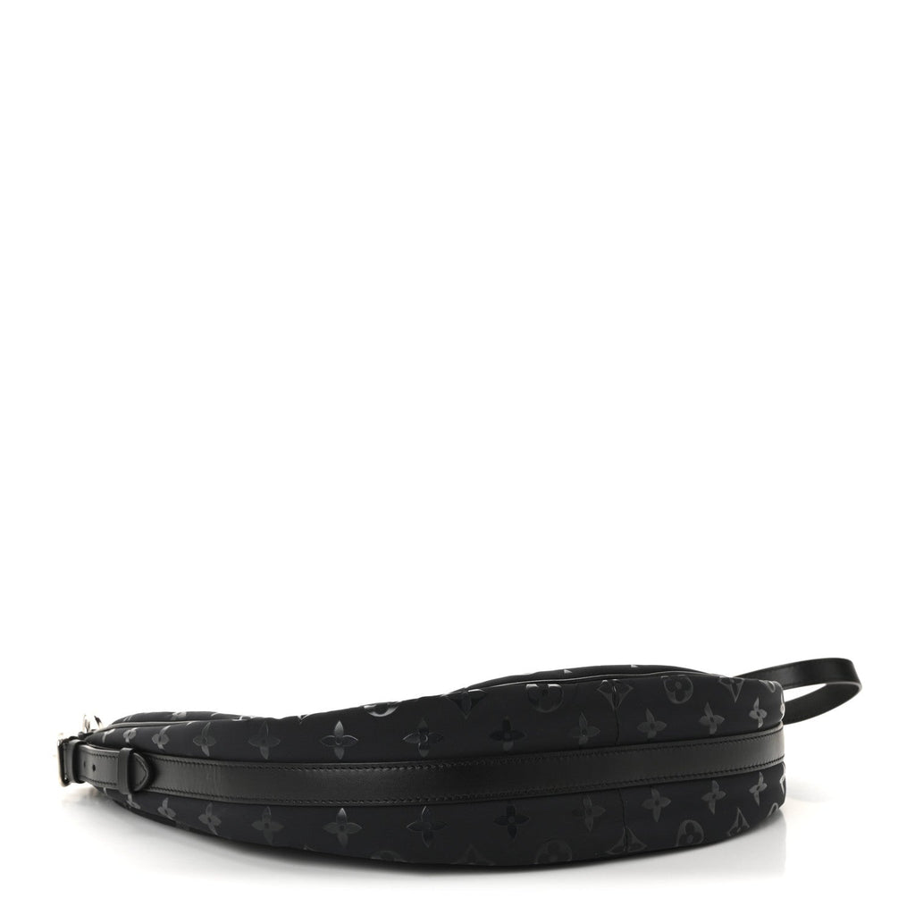 Louis Vuitton Nylon Monogram Loop Pocket Hobo Polar Night