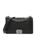 Chanel Caviar Quilted Medium Boy Flap Black